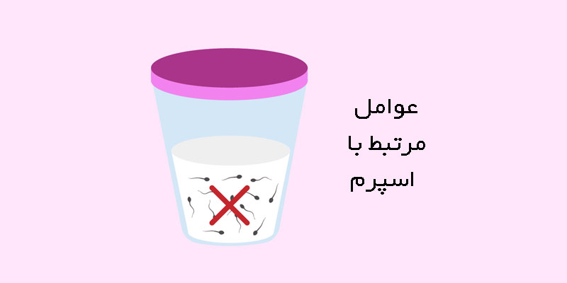 عوامل مرتبط با اسپرم