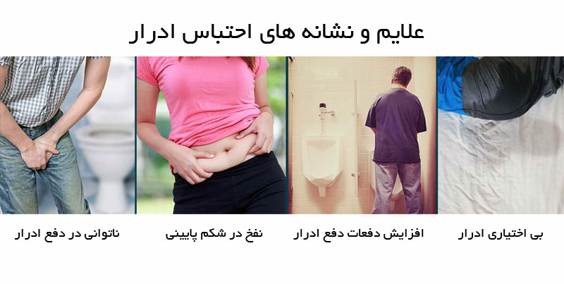 علائم احتباس ادرار